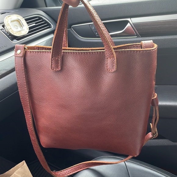 Portland Leather Company Mini Crossbody Tote - Picture 3 of 9